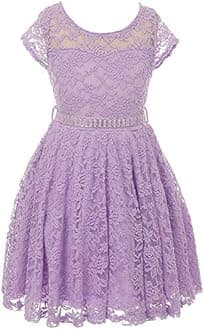 iGirlDress Little Girls Floral Lace Flower Girls Dresses sizes2-14