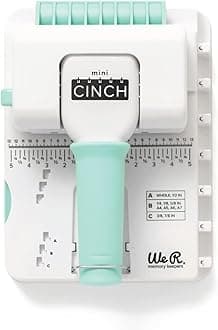 We R Memory Keepers Mini Cinch Bookbinding Binding Tool Machine | Spiral Binding for Binder, Planner, Paper, Book Making, Notebook Punch Makes Square Hole