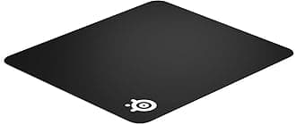 SteelSeries QcK+ - Gaming Mouse Pad - Non-Slip Fabric Base with Rubber Backing - Black (450mm x 400mm x 2mm) | Large