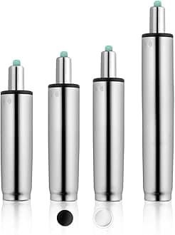 13 Inches-21 Inches Extra Long Gas Lift Cylinder Replacement, 8'' Stroke, Tall Hydraulic Pneumatic Shock Piston, Heavy Duty, Universal Fit for Drafting Chairs Bar Stools, Class 4 (Polished Steel)