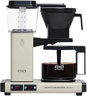 MoccamasterCD White Overflow Coffee Maker KBG 741 Select