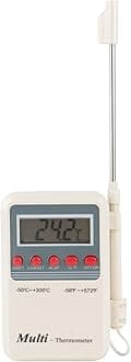 Thermomate Digital Multi-Stem Thermometer with LCD Display (White Multicolor)
