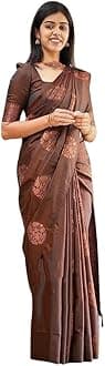 Shiv Textiles Womens Banarasi Saree Saree (pack of 1)