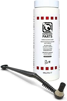 Espresso Parts Puro Caff Espresso Machine Cleaner 20oz and Pallo Group Head Brush, All Purpose Residential and Commercial Espresso Machines Cleaner Set