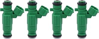 NewYall 4Pcs Fuel Injectors for Hyundai Accent Santa Fe Tucson Sonata Tiburon Kia Rio Rio5 Optima Sportage Magentis 842-12255 FJ660 35310-37150 9260930004