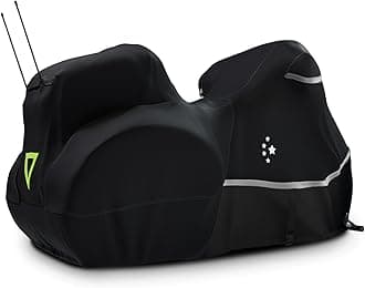 Trike Cover,Motorcycle Cover Heavy Duty 420D Waterproof for Trike Models Harley Davidson freewheeler, Tri Glide, CVO Version, Trike Goldwing, Chidftain, Challenger, Elite Storage, Black