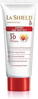 La Shield IR SPF 30 PA +++ Mineral Sunscreen Gel | UVA & UVB + Infrared Protection | Oil free | Lightweight | No white cast | Broad spectrum | Dermatologist Prescribed | For All Skin types | 60g