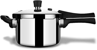 Stahl Xpress Cooker 6 L Triply Pressure Cooker Broad, Induction Cooker, Outer Lid Pressure Cooker, Induction & Gas Stove Compatible, 5 Years Warranty