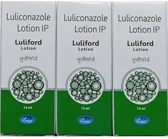 mak-up Antifungal Lulii-Ford Lotion | Luliconazole Lotion Ip | Net Weight - 15Ml | Pack Of (5)