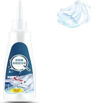 Active Enzyme Clothing Stain Remover - White Shirt Guardian, Active Enzymatic Laundry Cleaning, Stubborn Stains Cleaner, Clothes Oil Stain Remover, Clothing Quick Laundry Dry Cleaner (White)