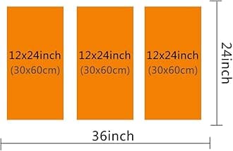 TUMOVO Canvas Wall Art Clinical Laboratory Bathroom Decor Wall Art 3 Piece Medical Stethoscope Research Wall Art Posters and Prints Framed Ready to Hang (36" Wx24 H)