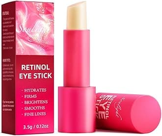 Soulight Retinol Eye Stick, Anti-Aging Eye Cream, Skincare for Wrinkles, Dark Circles, Puffiness - Retinol Eye Balm Moisturizes, Softens& Nourish Skin