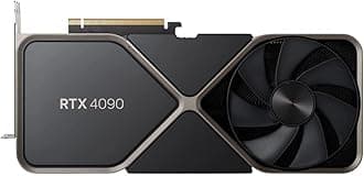 GeForce NVIDIA RTX 4090 Founders Edition Graphics Card 24GB GDDR6X - Titanium and Black