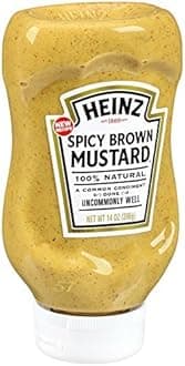 HeinzSpicy Brown Mustard, 14 oz (Package of 2 - 14 oz bottles )