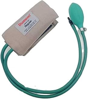 ALEXERA Diamond Regular Cuff Assembly for Adult BP Monitor, 2 Tubes, Cloth Bag, Rubber Bag