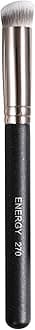 ENERGY Concealer Brush Under Eye Mini Angled Flat Top Kabuki Nose Contour Brush for Concealing Blending Setting Buffing with Powder Liquid Cream Cosmetic Pro Small Makeup Foundation brushes 270