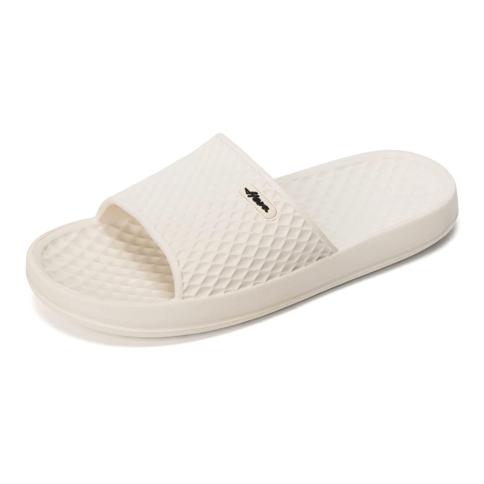 Men's Shower Slides - Non Slip Quick Drying Sandals for Men – Lightweight Pool Beach Bathroom Slippers Indoor Outdoor