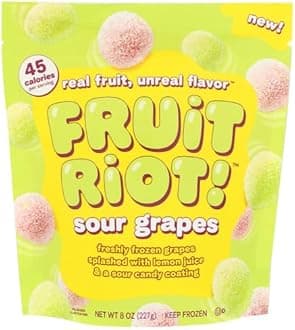 Generic - Fruit Riot Candy Frozen Sour Grapes, 8 OZ 2 Pck