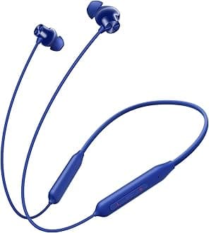 OnePlus Bullets Z2 Bluetooth Wireless in Ear Earphones with Mic, Bombastic Bass - 12.4 Mm Drivers, 10 Mins Charge - 20 Hrs Music, 30 Hrs Battery Life (Beam Blue)