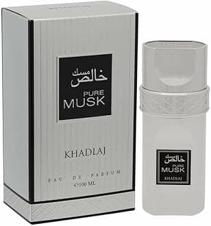 KHADLAJ PERFUMES Pure Musk For Unisex - Eau De Parfum, 100 ml