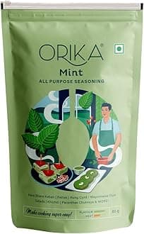 Orika Mint Powder All Purpose Seasoning, 85g | Natural Dry Mint Pudina Powder | No Artificial Flavours and Colours