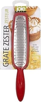 MSC International Joie Stainless Steel Grate Zester, Colors Vary, 1-Pack