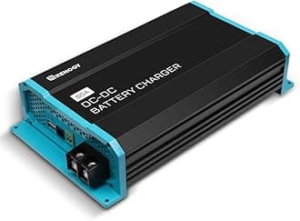 12V 60A DC to DC On-Board Battery Charger for Flooded, Gel, AGM, and Lithium, Using Multi-Stage Charging in RVs, Commercial Vehicles, Boats, Yachts, 60A