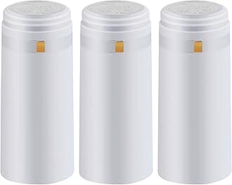 PVC heat shrink capsules 120 count milk white wine making wine shrink wrap wine bottle corks capsules for professional, wine cellars and home use