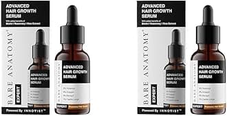 Advanced Hair Growth Serum | 3% Redensyl, 4% Anagain, 3% Baicapil, 1% Capilia Longa, Rosemary, Biotin & Rice Extract | Hairfall control & Hair Density | Women & Men | (30ml-Pack of 2)