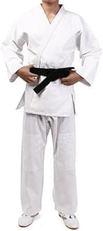 THE WHITE SHOPTHE WHITE SHOP Essential BJJ Gi for Men | Brazilian Jiu Jitsu Gi | Lightweight Preshrunk Fabric | Superior Sizing Guide (Color : White, Size : XXXL)