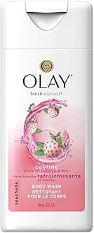 Fresh Outlast Cooling White Strawberry & Mint Body Wash 3 Fl Oz (89 Ml); Travel Size