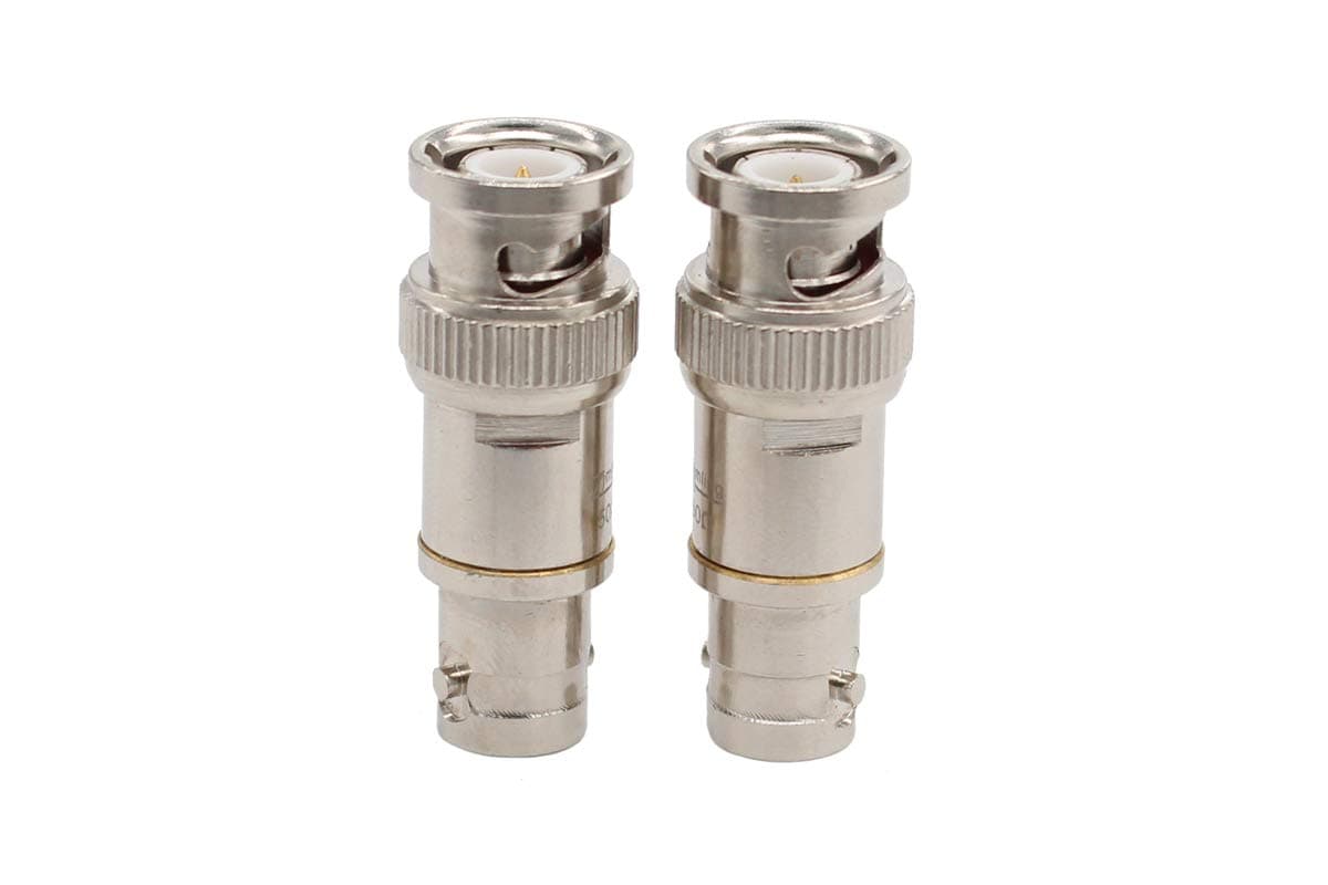 MOTOKU2X Copper Adapter 50Ohm 38.5mm Insert Type BNC Feed Through Terminator