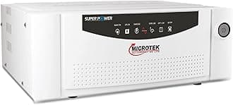 Microtek Super Power 700 Advanced Digital 600VA/12V Inverter, Support 1 Battery With 2 Year Warranty for Home, Office & Shops