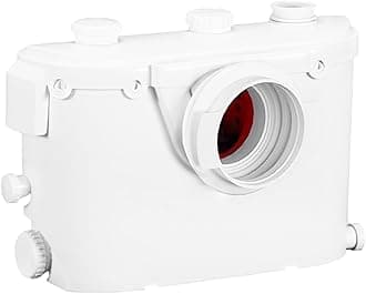 600W Macerator Pump, Macerating Toilet System with 1 Outlets/4 Inlets, Sewage Pump for Basement, Sink, Toilet, Laundry, Kitchen