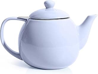 Sweese 221.110 Teapot, Porcelain Tea Pot with Stainless Steel Infuser, Blooming & Loose Leaf Teapot - 27ounce, Lilac