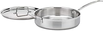 MCP33-30HN MultiClad Pro Stainless 5-1/2-Quart Saute with Helper and Cover