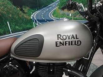 Aow Attractive Offer World Side Monogram Compatible with Royal Enfield Classic (Black)
