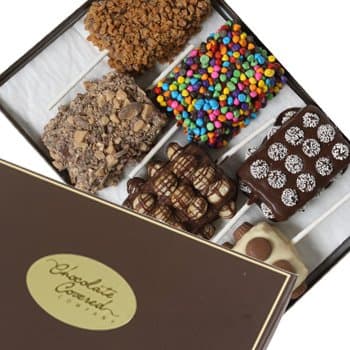 Ultimate Belgian Chocolate Covered marshmallow Crispy Bites- 6 piece