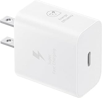 Samsung Original 25W Type-C Travel Adaptor with Cable, White