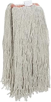 Rubbermaid Commercial Products Premium Cut-End Cotton Mop, 32-Ounce, 1-Inch Headband, Heavy Duty Wet Mop for Floor Cleaning Office/School/Stadium/Bathroom, Pack of 12