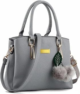 GenericWomen's PU leather handbags, shoulder bag purse with long strap, hand held bag queen collection