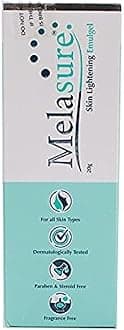 Melasure Skin Lightening Emulgel | For All Skin Types | Paraben, Steroid & Fragrance-Free | TSL