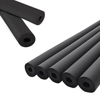 Pipe Insulation Foam Tube - 6FT 1-1/8" Foam Tubing for AC Unit, Guitar Stands, Exercise Machine Handle and Roof Rack