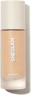 SHEGLAM Skinfinite Flawless Dewy Hydrating Foundation Full Coverage Liquid Foundation - Fair