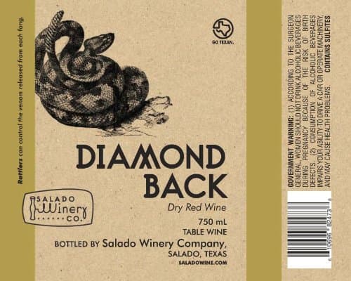Salado Winery Diamond Back Red 750 mL