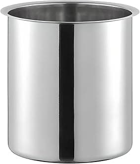 OCS Parts 3.5 Quart Bain Marie Pot | 7-3/4" x 5-11/16" Stainless Steel Pot for Warm or Cold Food, Sauces, Soups, or Organizing Cooking Utensils