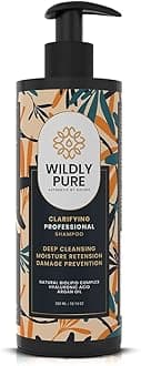 WILDLY PURE Clarifying Shampoo For Hard Water & Metal Damage| For Oily Scalp & Low Porosity Hair | Deep Clensing Removes Built Up & Flakes |sulphate, Paraben & Silicone Free|Men & Women|300Ml (Reset