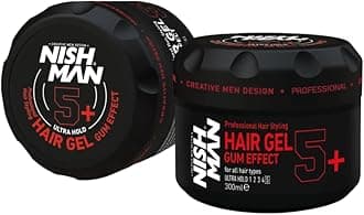 Nishman Ultra Strong Hair Styling Gel Gum Effect 5+ 300 ml