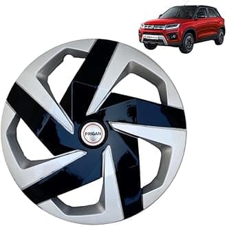 PRIGAN Wheel Cover for Magnite DC Wheel Cover 16" for Maruti Brezza (Set of 4 Pcs) (Press Fitting) Model Name- Magnite DC 16