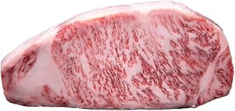 A5 Japanese Wagyu NY Strip Steak-A5 Grade 100% Wagyu Beef from Miyazaki, Hokkaido, Kagoshima, Kobe Japan (24 oz)